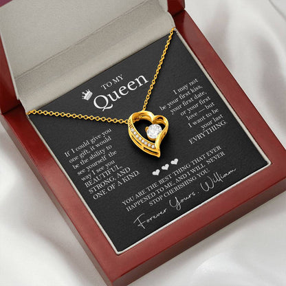 To My Queen - You Are My Last Everything Necklace Gift - c576a25