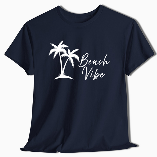 Beach Vibe T-Shirt - Perfect for Beach Trips & Weekend Getaways - c332a25
