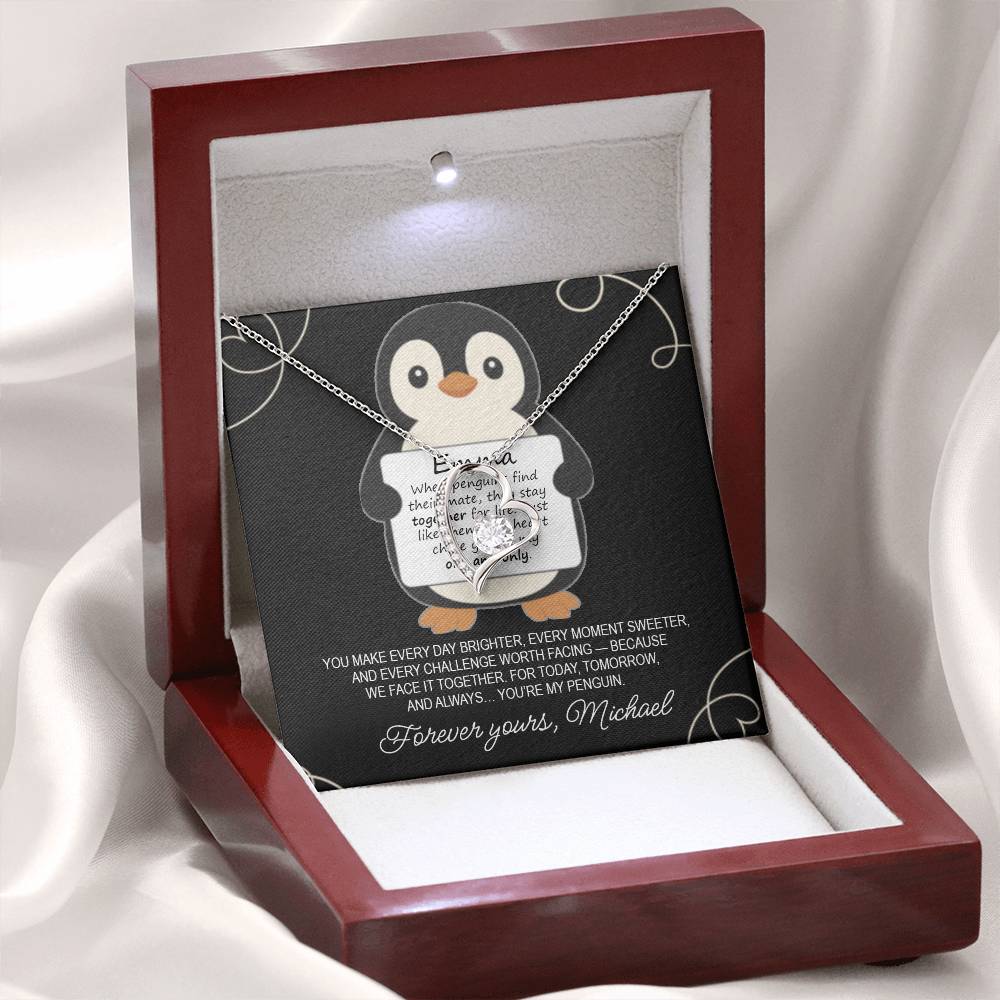 You're My Penguin - Personalized Necklace Gift for Wife - c536a25