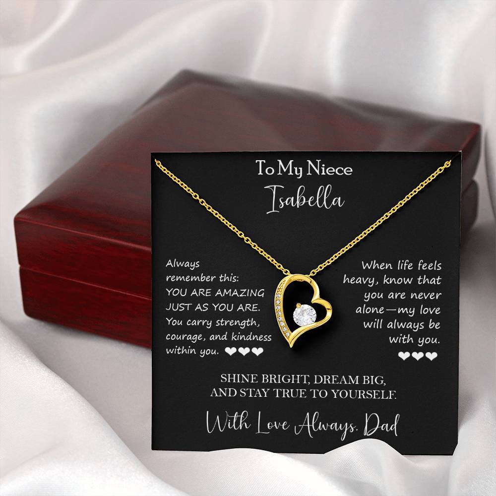 To My Niece - Personalized Necklace Gift from Aunt - c567a25