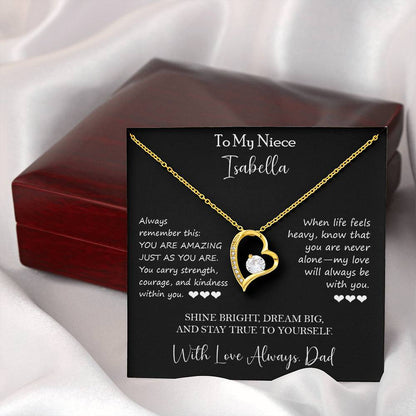 To My Niece - Personalized Necklace Gift from Aunt - c567a25