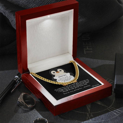 You're My Penguin - Personalized Husband Necklace Gift - c530a25
