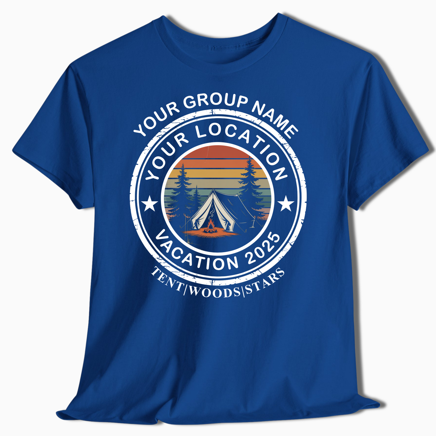 Personalized Camping Family Vacation Shirt - c382a25