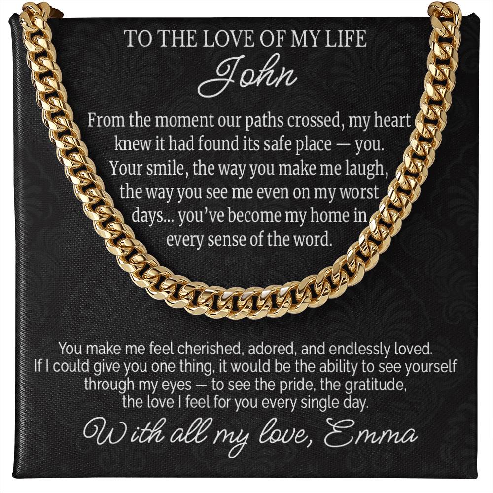 To the Love of My Life - Husband Necklace Gift - c502a25