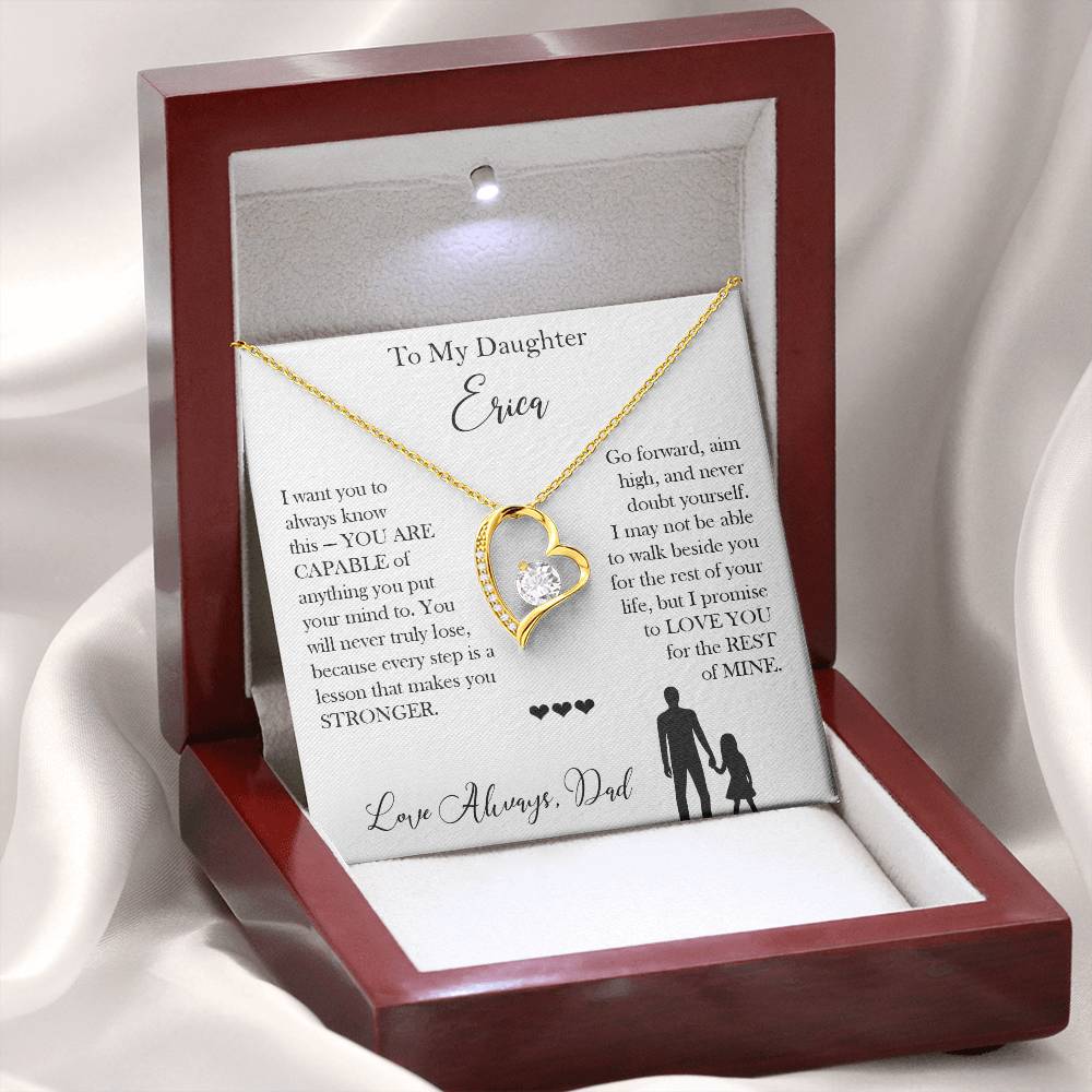 To My Daughter - You Are Capable and Strong Gift from Dad - c563a25
