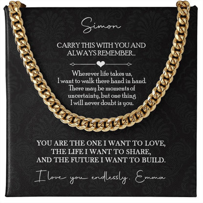 To My Husband Forever Love Necklace - c549a25