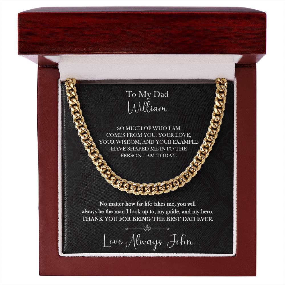 To My Dad Necklace Gift from Son - c552a25