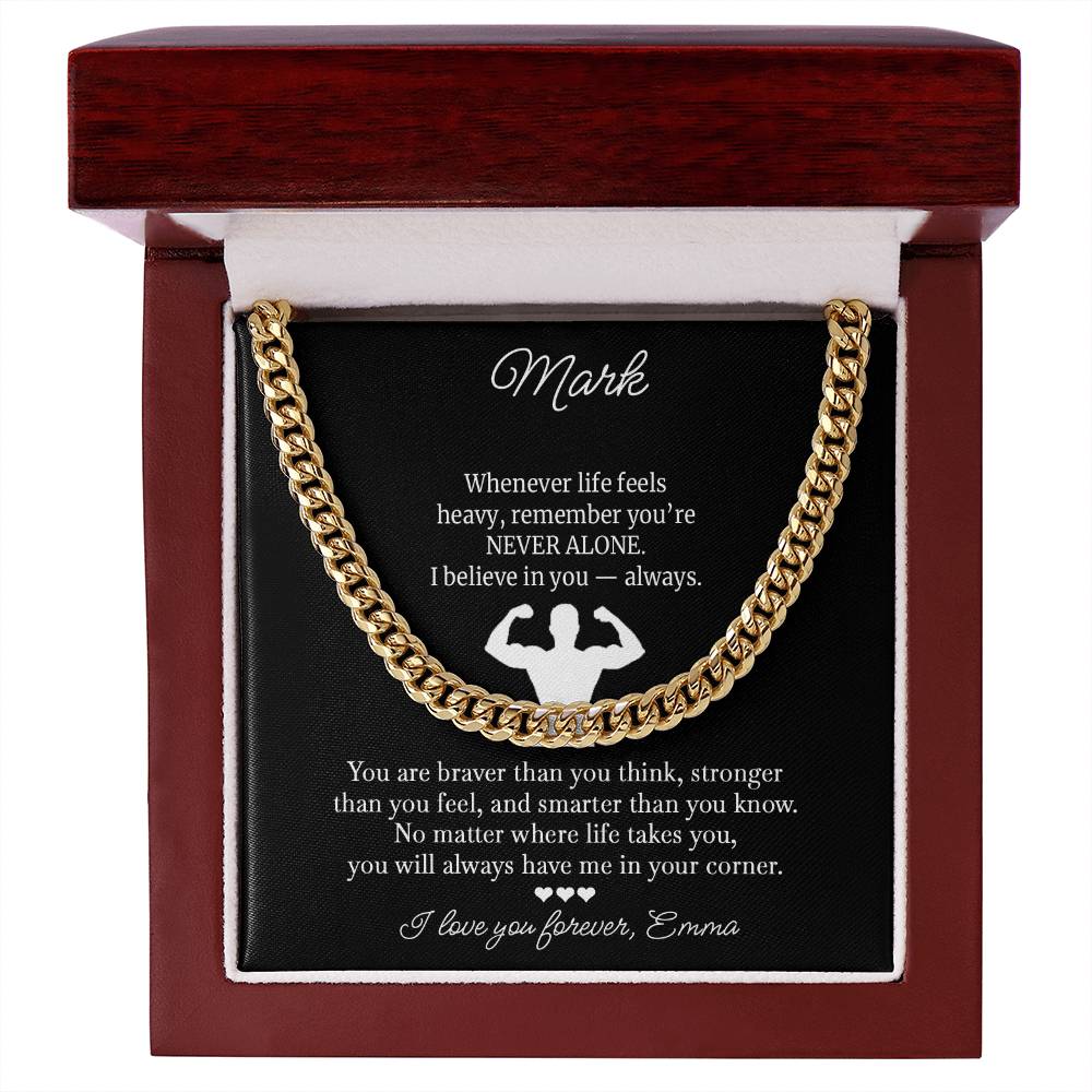 You’re Not Alone Necklace for Brother - c551a25