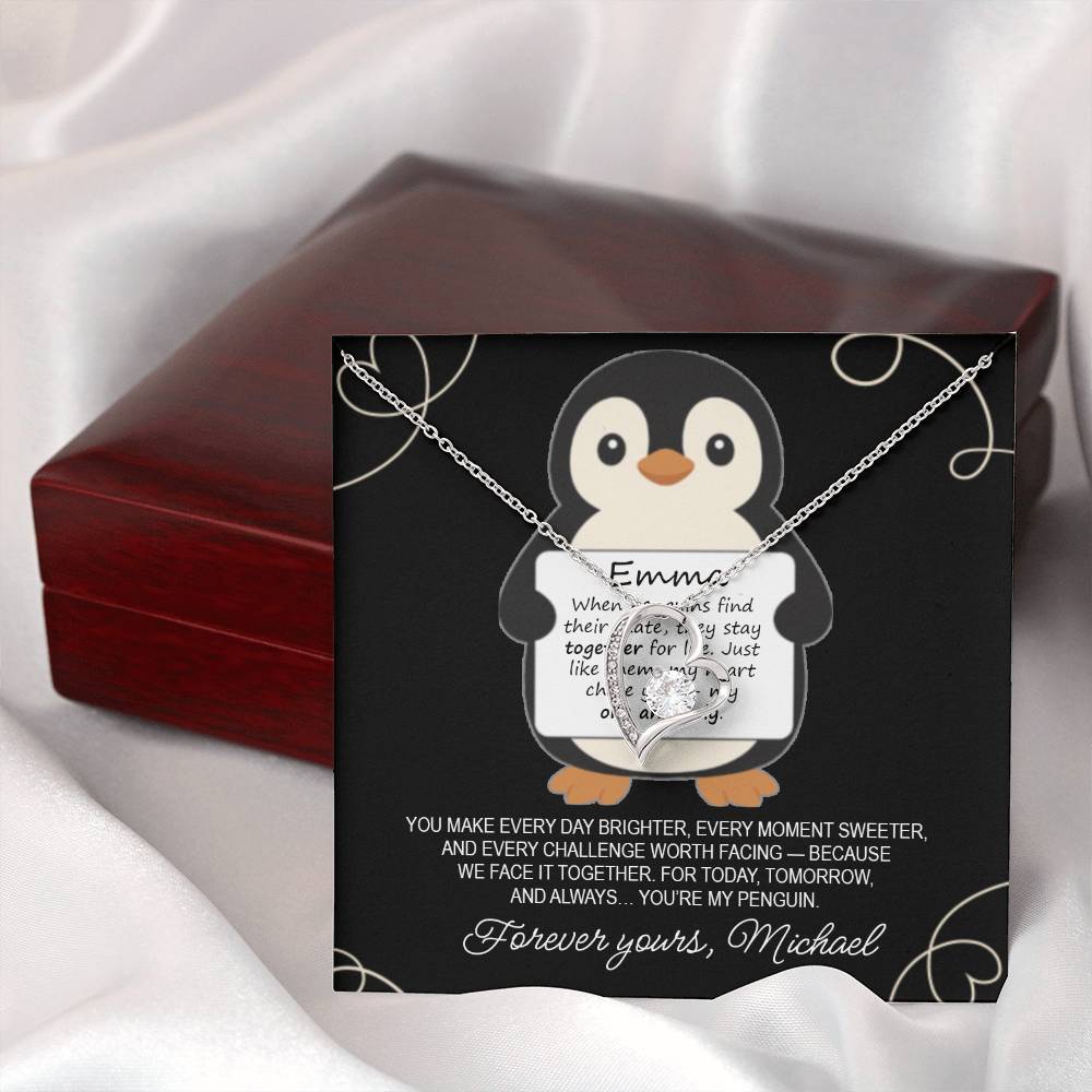 You're My Penguin - Personalized Necklace Gift for Wife - c536a25