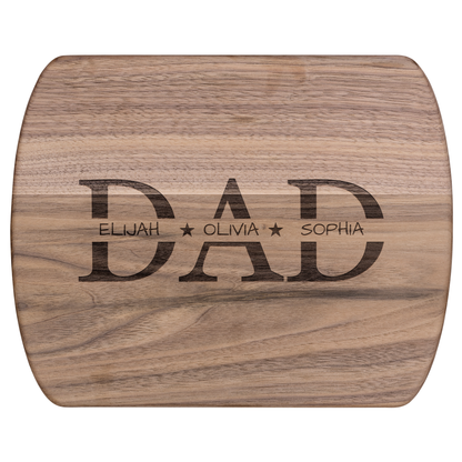Engraved Dad Cutting Board with Family Names - c425a25