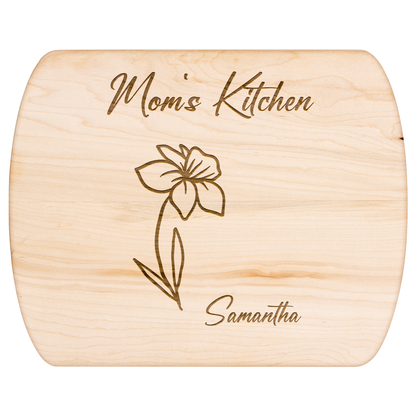 Custom Mom’s Kitchen Cutting Board with Kids' Names - c411a25