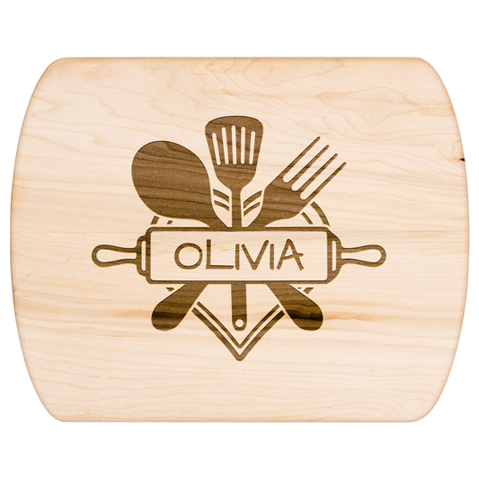 Custom Kitchen Utensil Engraved Cutting Board with Name - c416a25