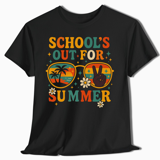 Retro School's Out for Summer Grad Tee - c336a25