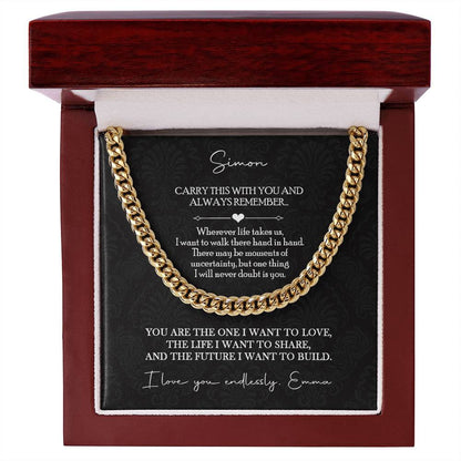 To My Husband Forever Love Necklace - c549a25