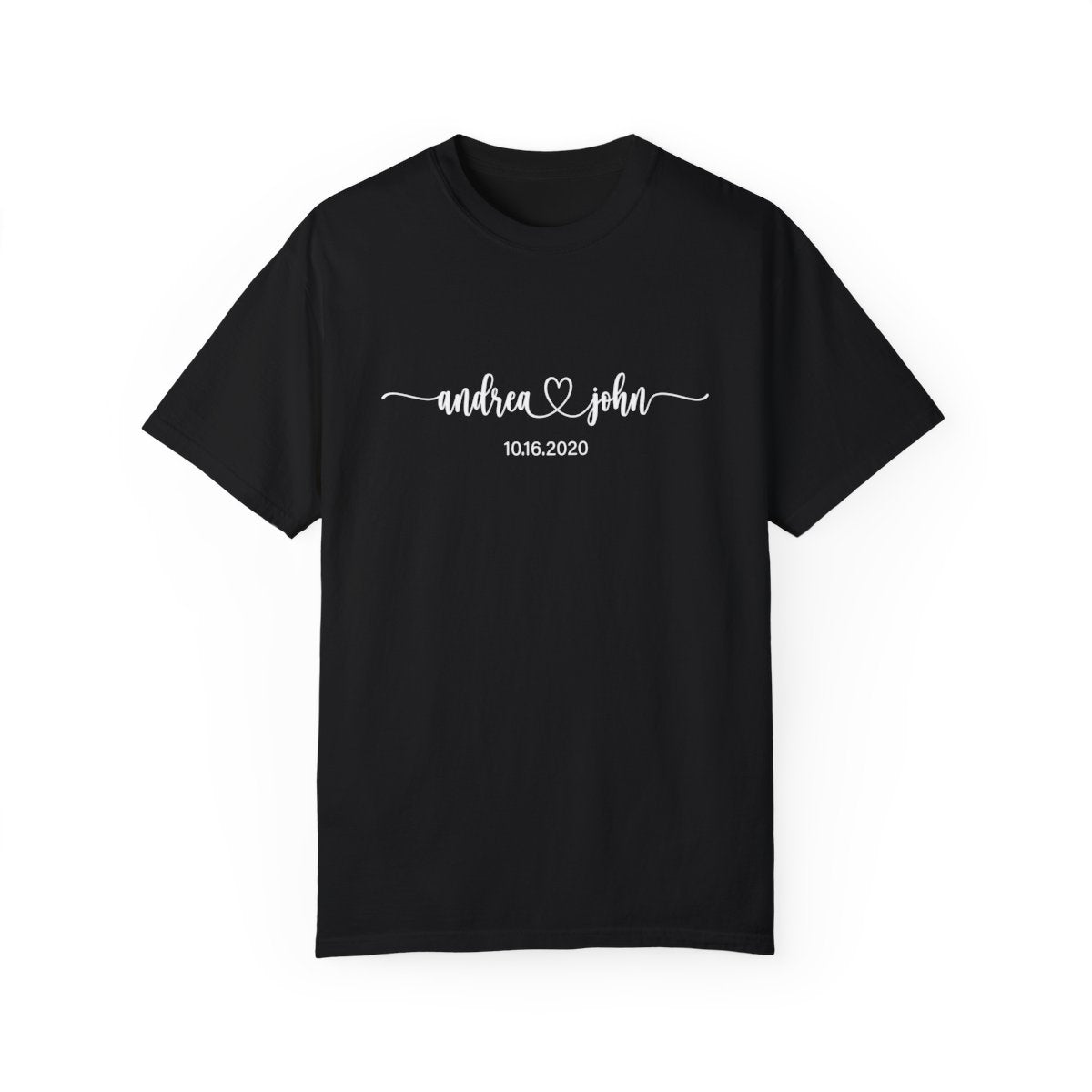 Couples T-Shirt | Custom Names and Year | Personalized Anniversary Tee | Valentine’s Day Gift - c198a25