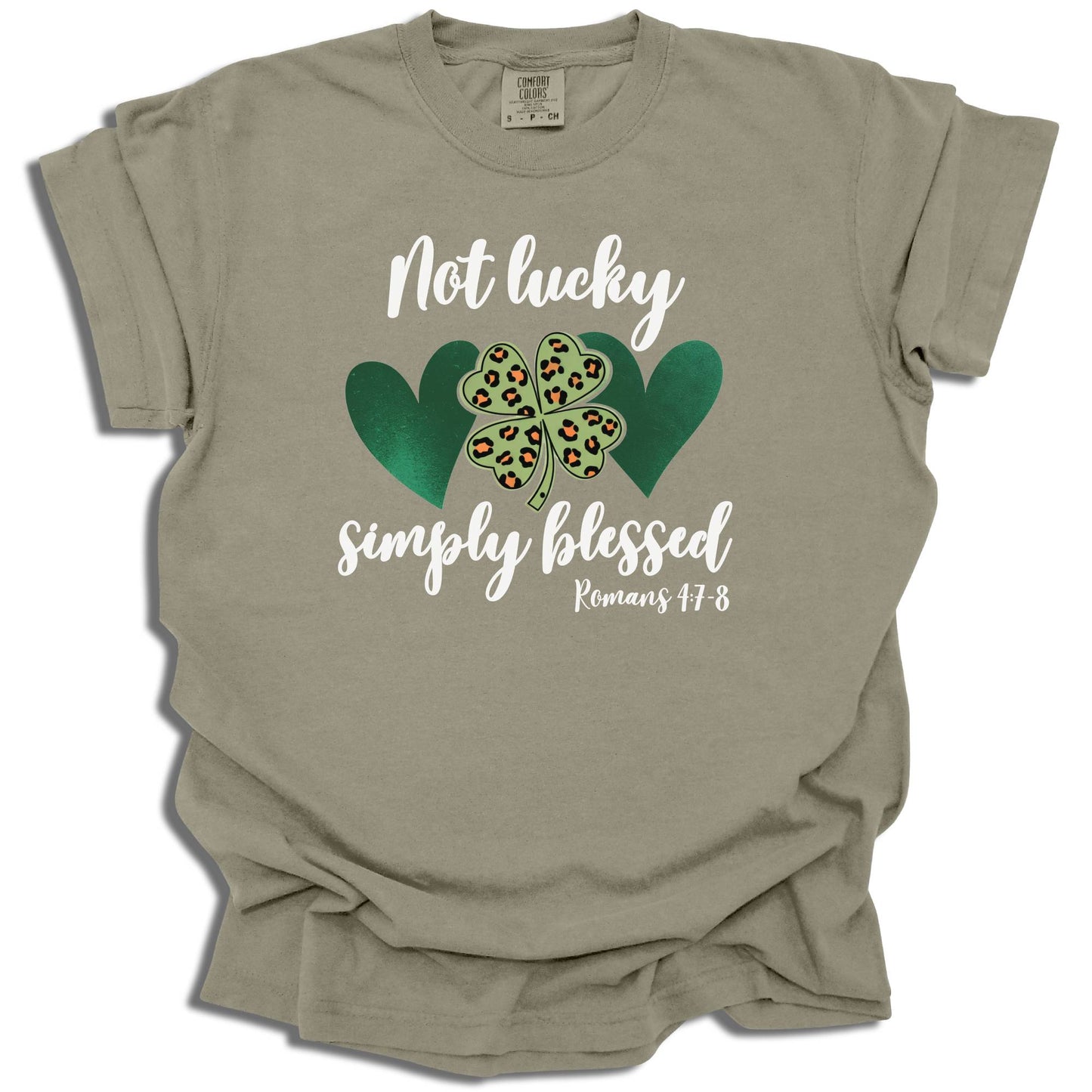 Not Lucky Simply Blessed - Saint Patrick's Day - Comfort Colors® T-Shirt - c102a25