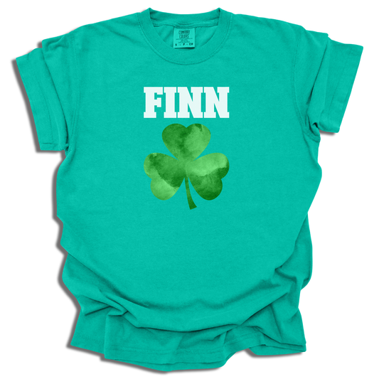 Four Leaf Clover Retro Style With Custom Name - Saint Patrick's Day - Comfort Colors® T-Shirt - c120a25