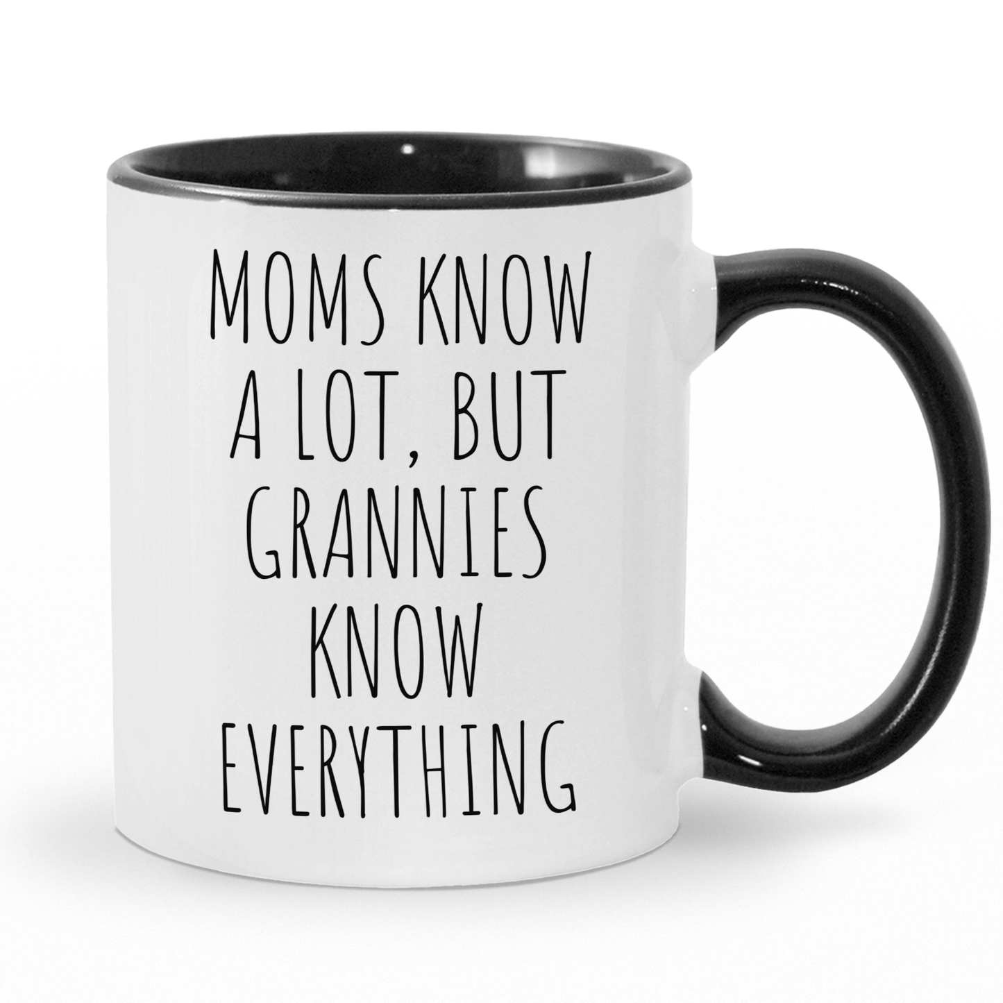 Personalized Grandmother Coffee Mug | Grandma Knows Everything | Custom Name Gift - c134a25