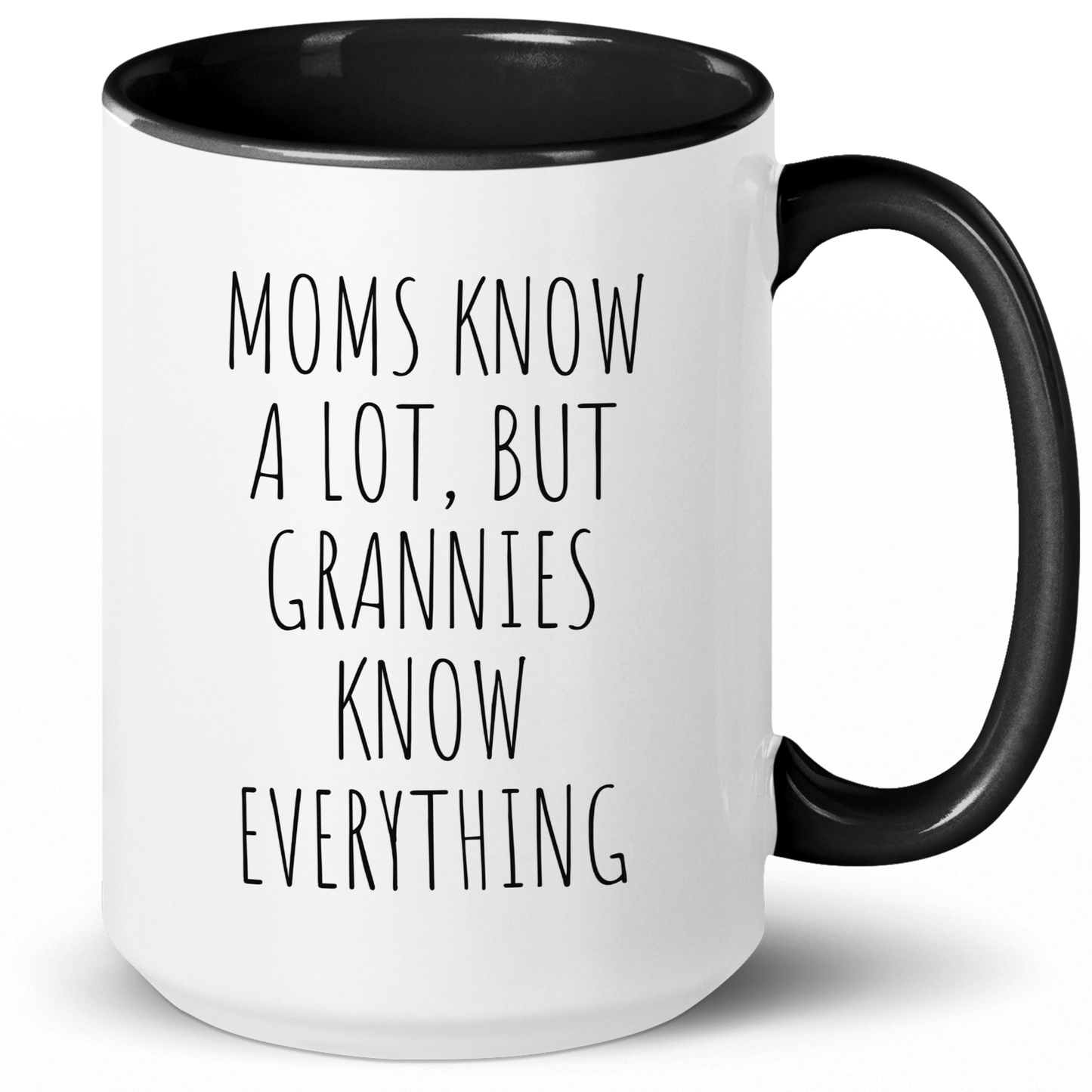 Personalized Grandmother Coffee Mug | Grandma Knows Everything | Custom Name Gift - c134a25