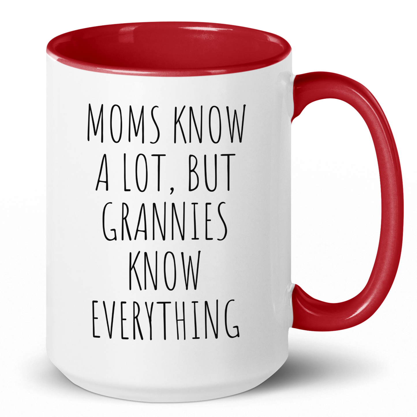 Personalized Grandmother Coffee Mug | Grandma Knows Everything | Custom Name Gift - c134a25
