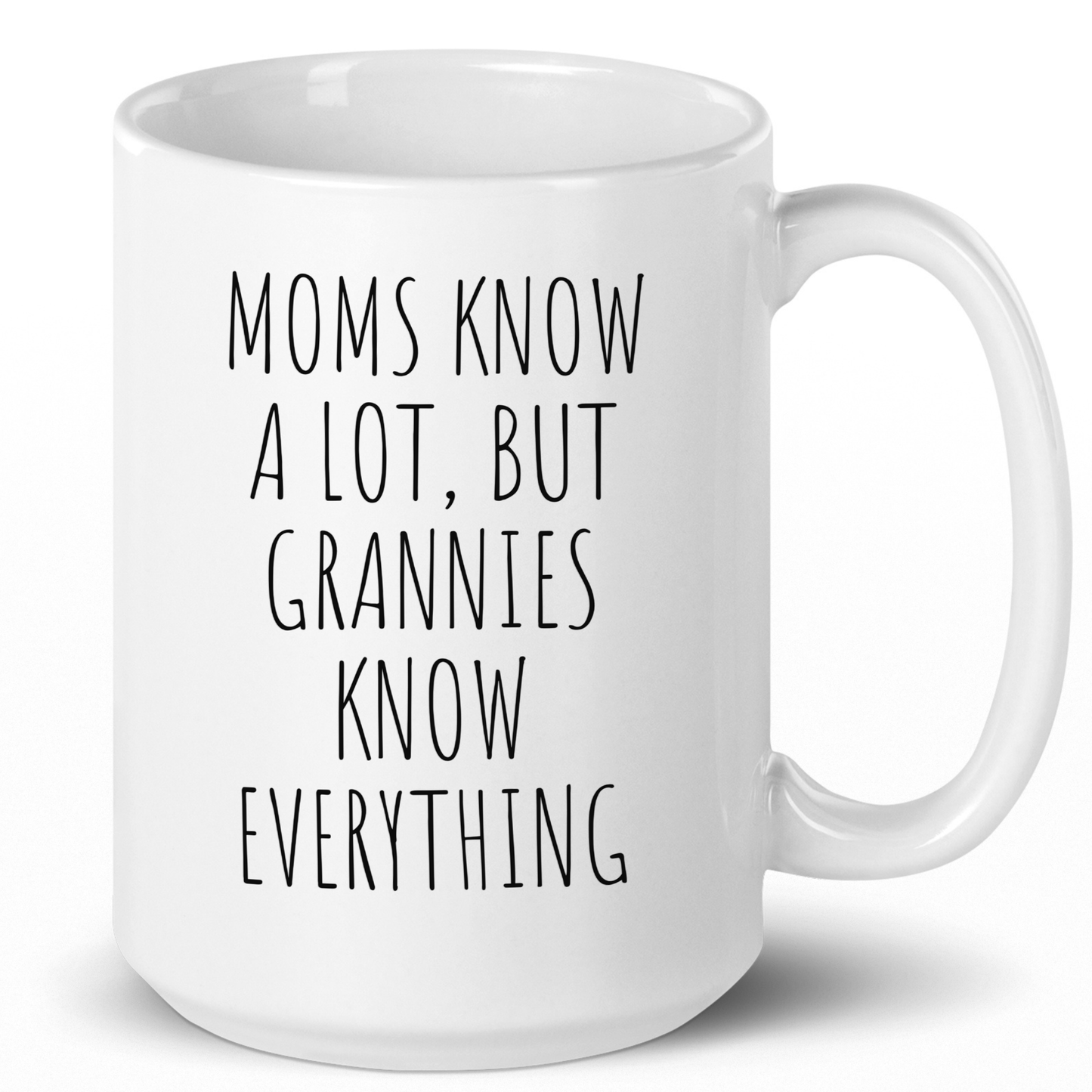 Personalized Grandmother Coffee Mug | Grandma Knows Everything | Custom Name Gift - c134a25
