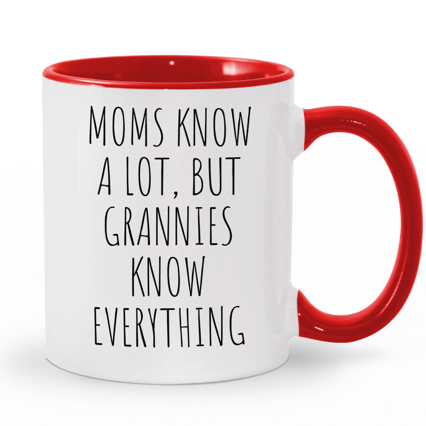 Personalized Grandmother Coffee Mug | Grandma Knows Everything | Custom Name Gift - c134a25