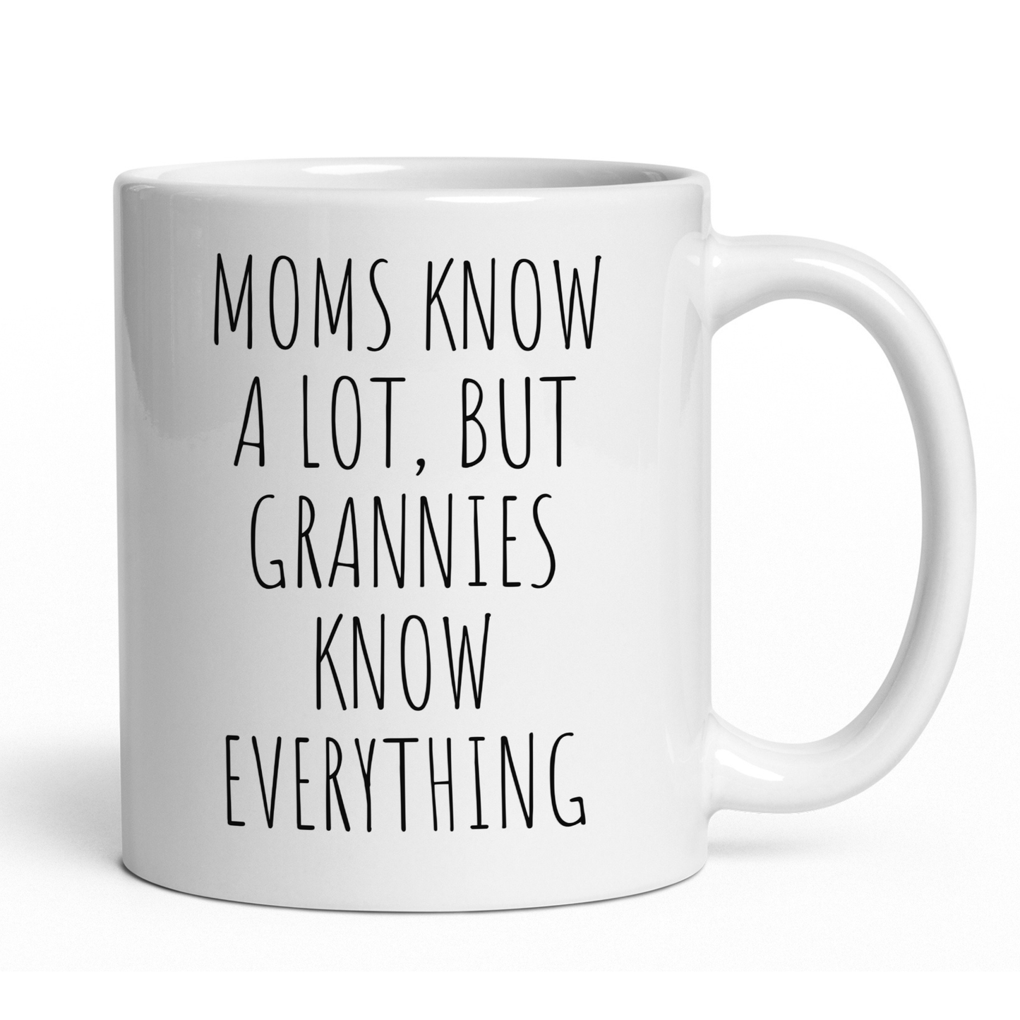 Personalized Grandmother Coffee Mug | Grandma Knows Everything | Custom Name Gift - c134a25