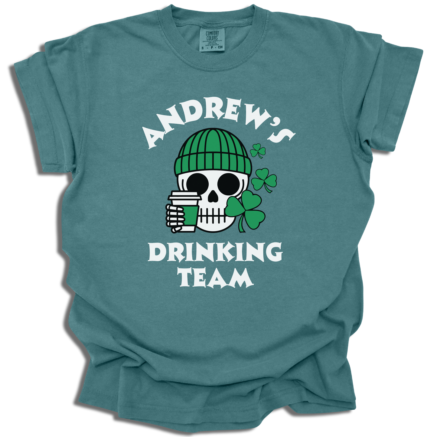Custom Drinking Team - Saint Patrick's Day - Comfort Colors® T-Shirt - c146a25