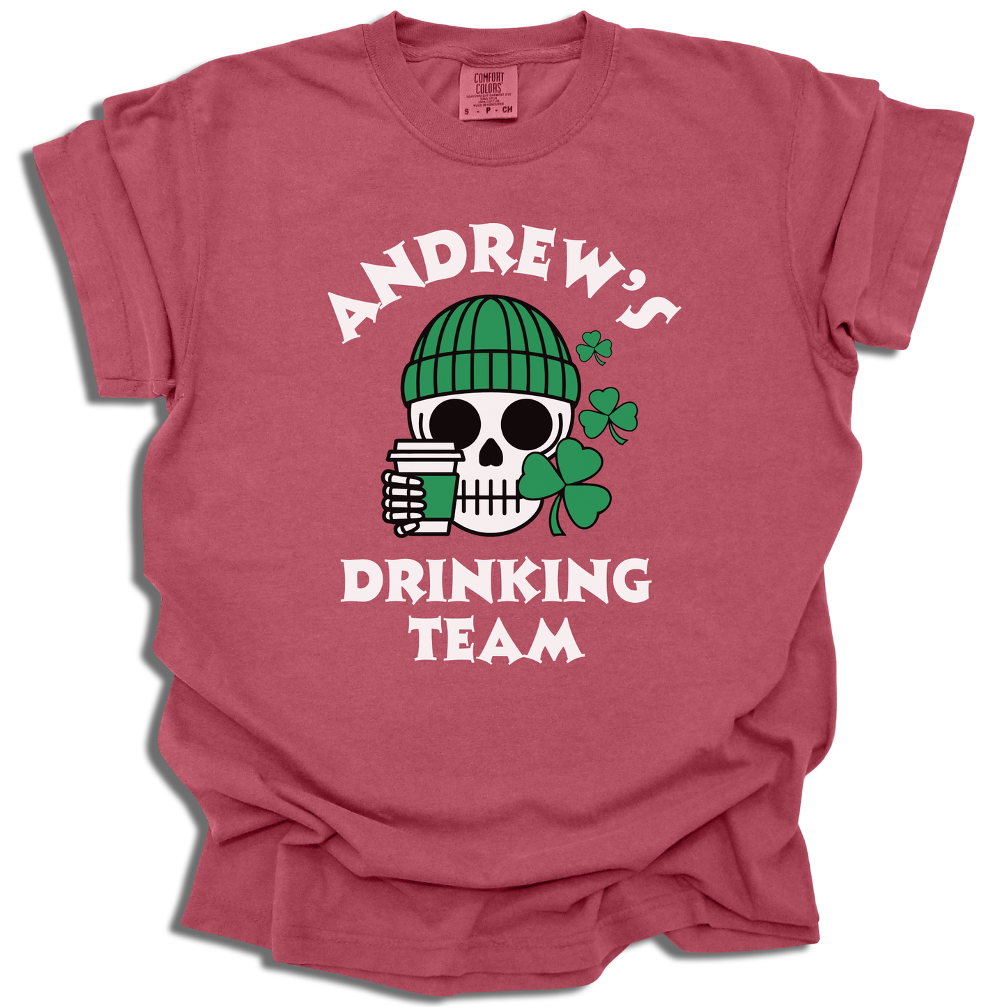 Custom Drinking Team - Saint Patrick's Day - Comfort Colors® T-Shirt - c146a25
