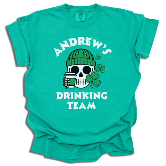 Custom Drinking Team - Saint Patrick's Day - Comfort Colors® T-Shirt - c146a25