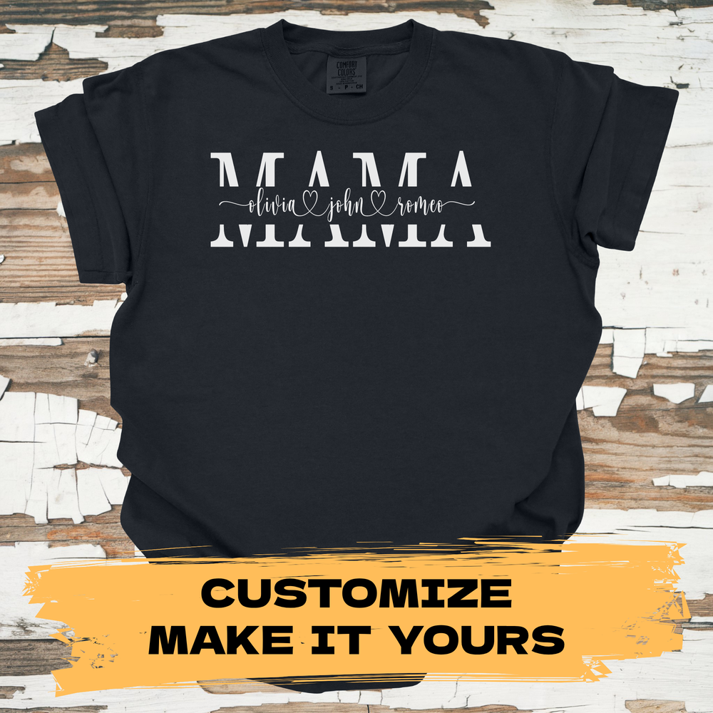 Mama T-Shirt - Customizable Mother's Day Gift - Primary View