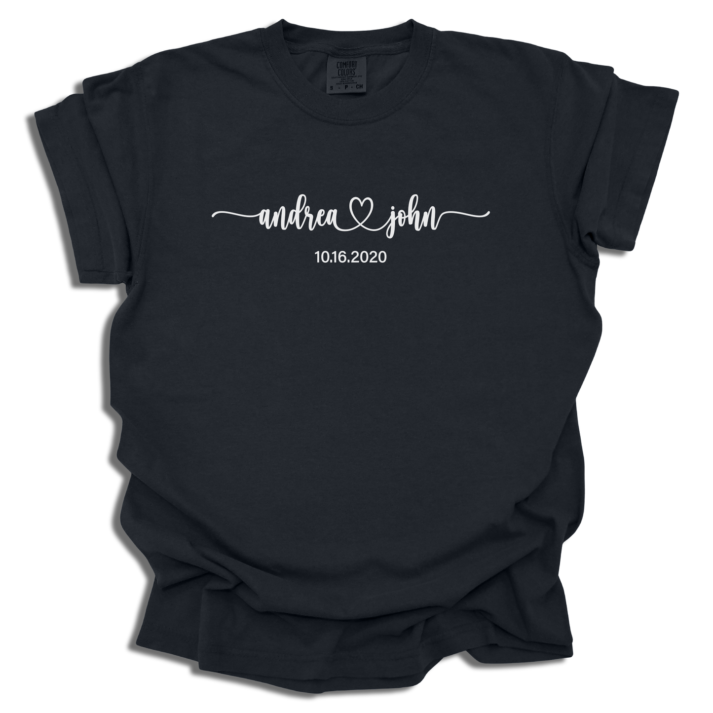 Couples T-Shirt | Custom Names and Year | Personalized Anniversary Tee | Valentine’s Day Gift - c198a25