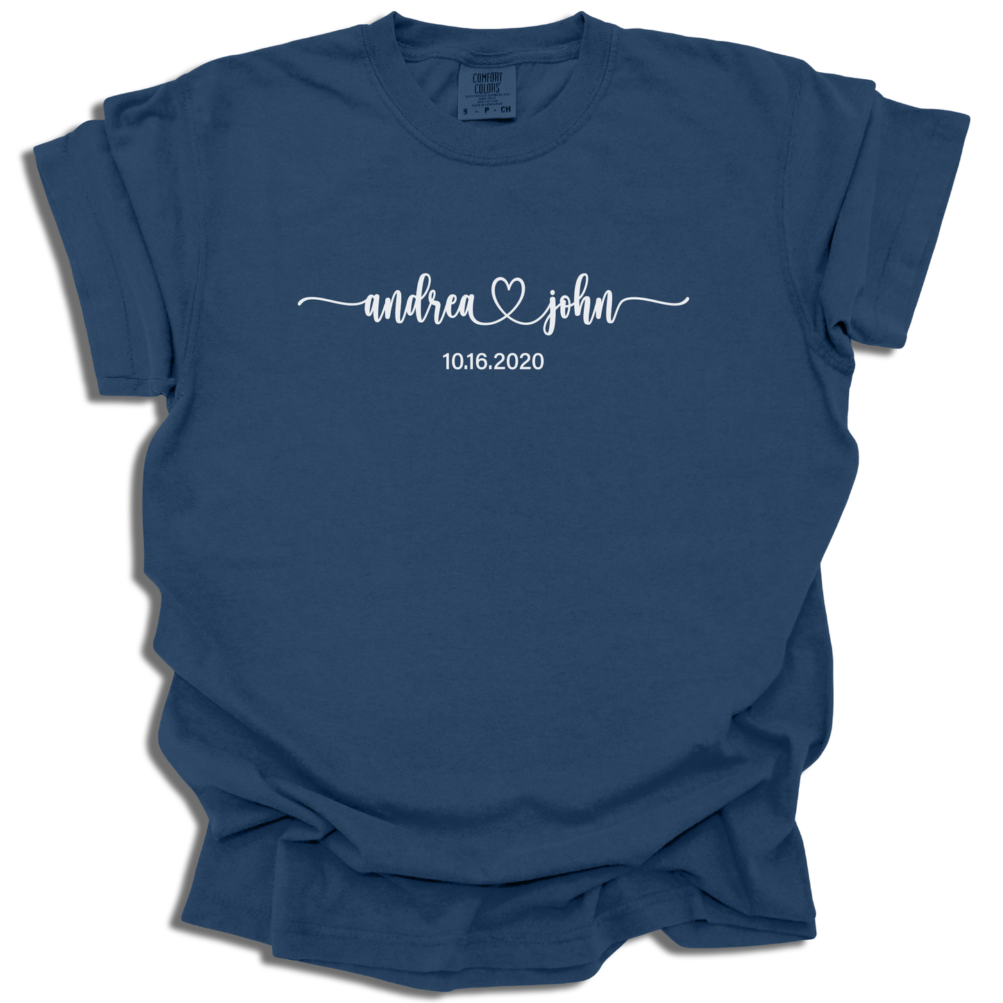 Couples T-Shirt | Custom Names and Year | Personalized Anniversary Tee | Valentine’s Day Gift - c198a25