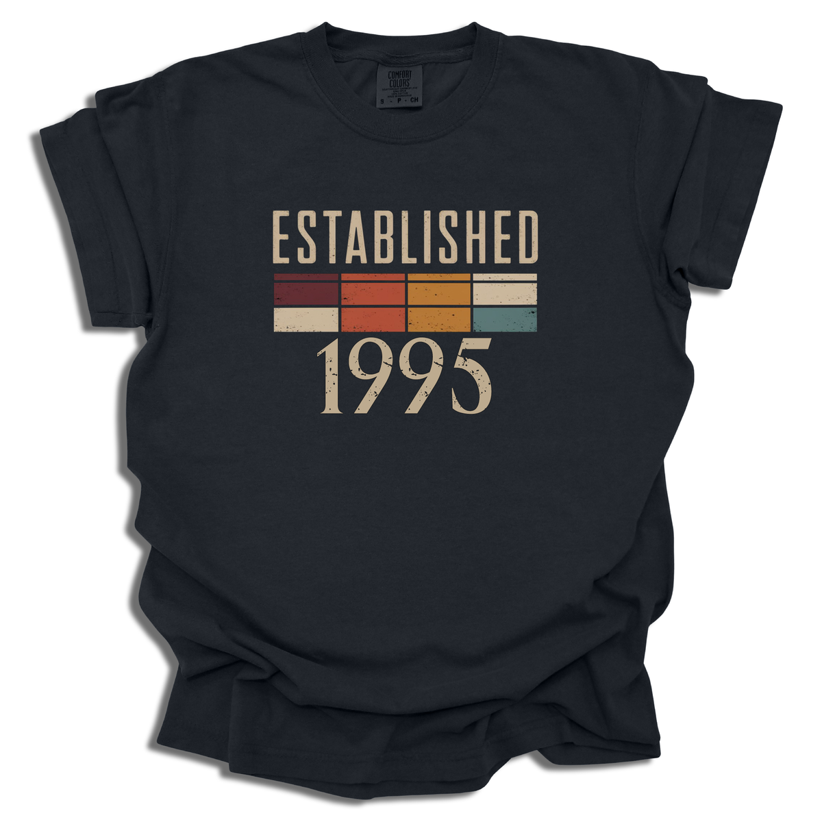Customizable Birth Year T-Shirt | Established Retro Graphic Tee | Birthday Gift - c200a25
