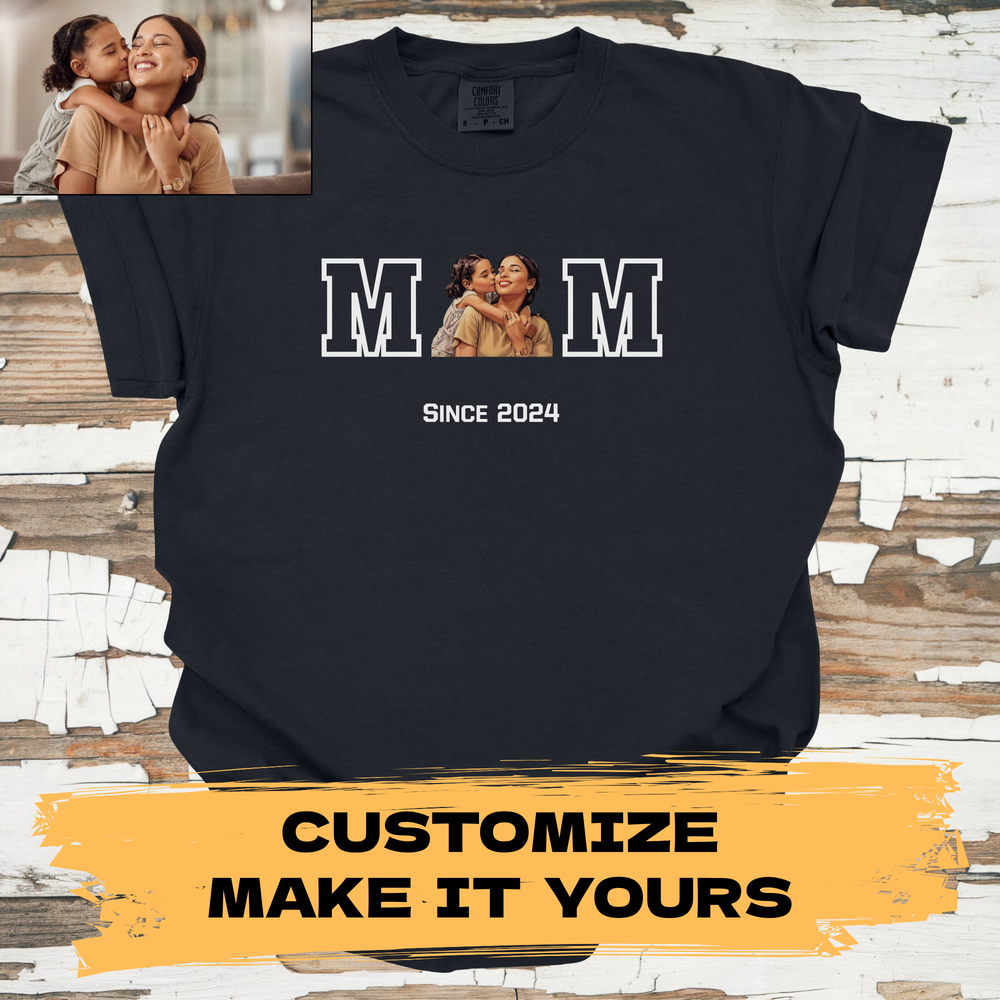 custom-mom-since-photo-tshirt-main