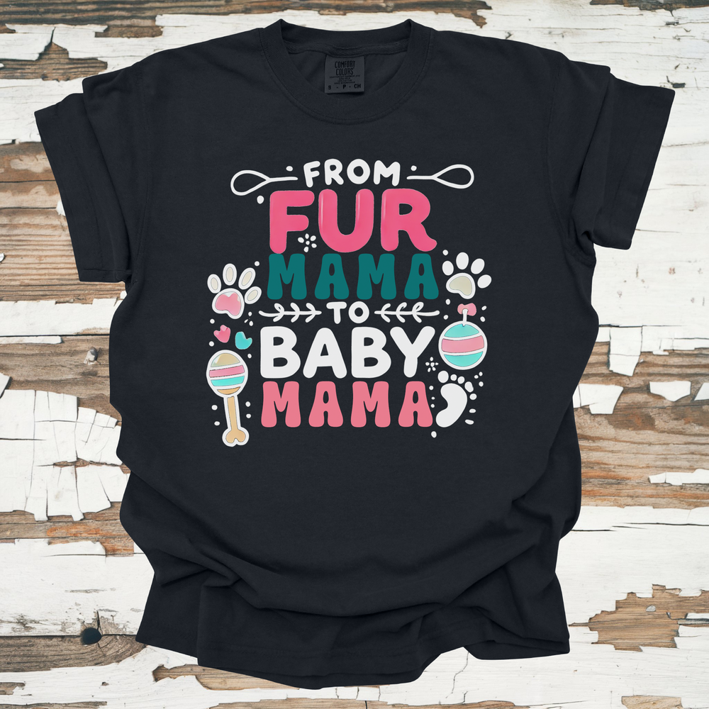 fur-mama-to-baby-mama-tshirt-main