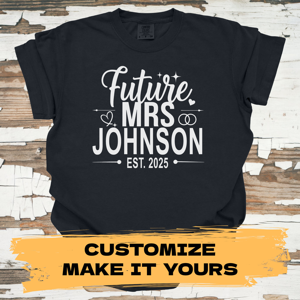 Custom Future Mrs. T-Shirt - Primary View