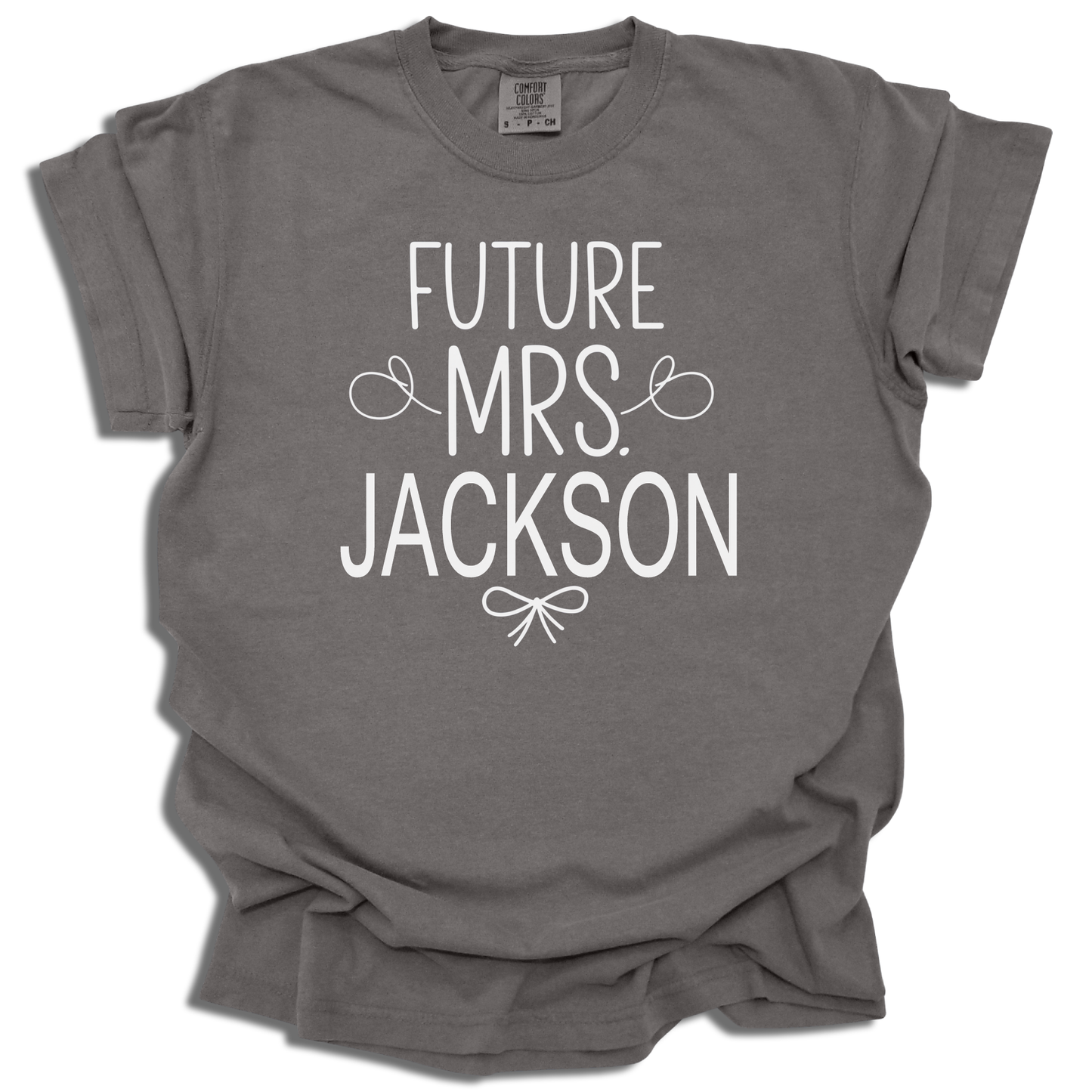 Personalized Future Mrs Shirt - Custom Last Name Bride Tee - c248a25