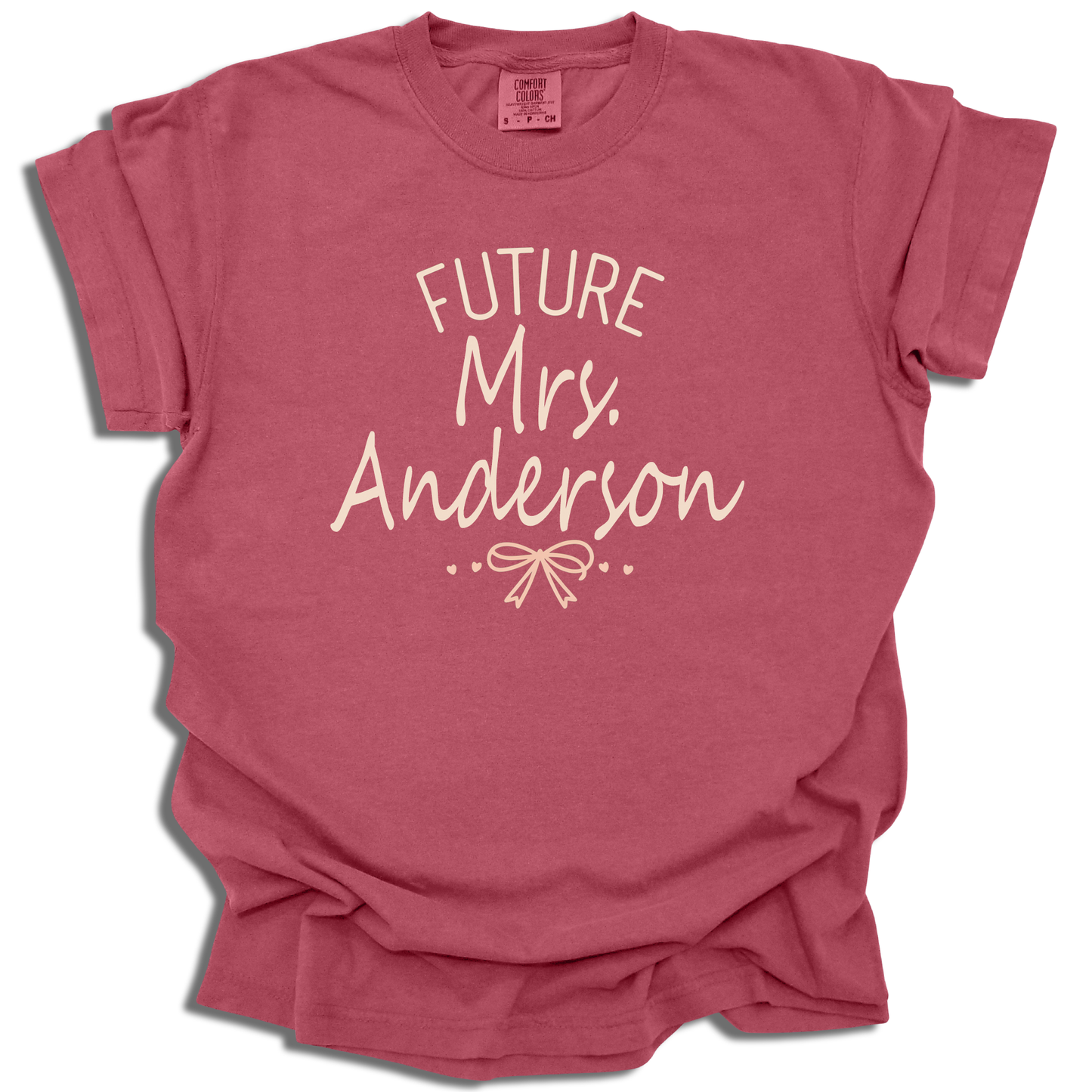 Personalized Future Mrs Shirt - Custom Last Name Bridal Tee - c249a25