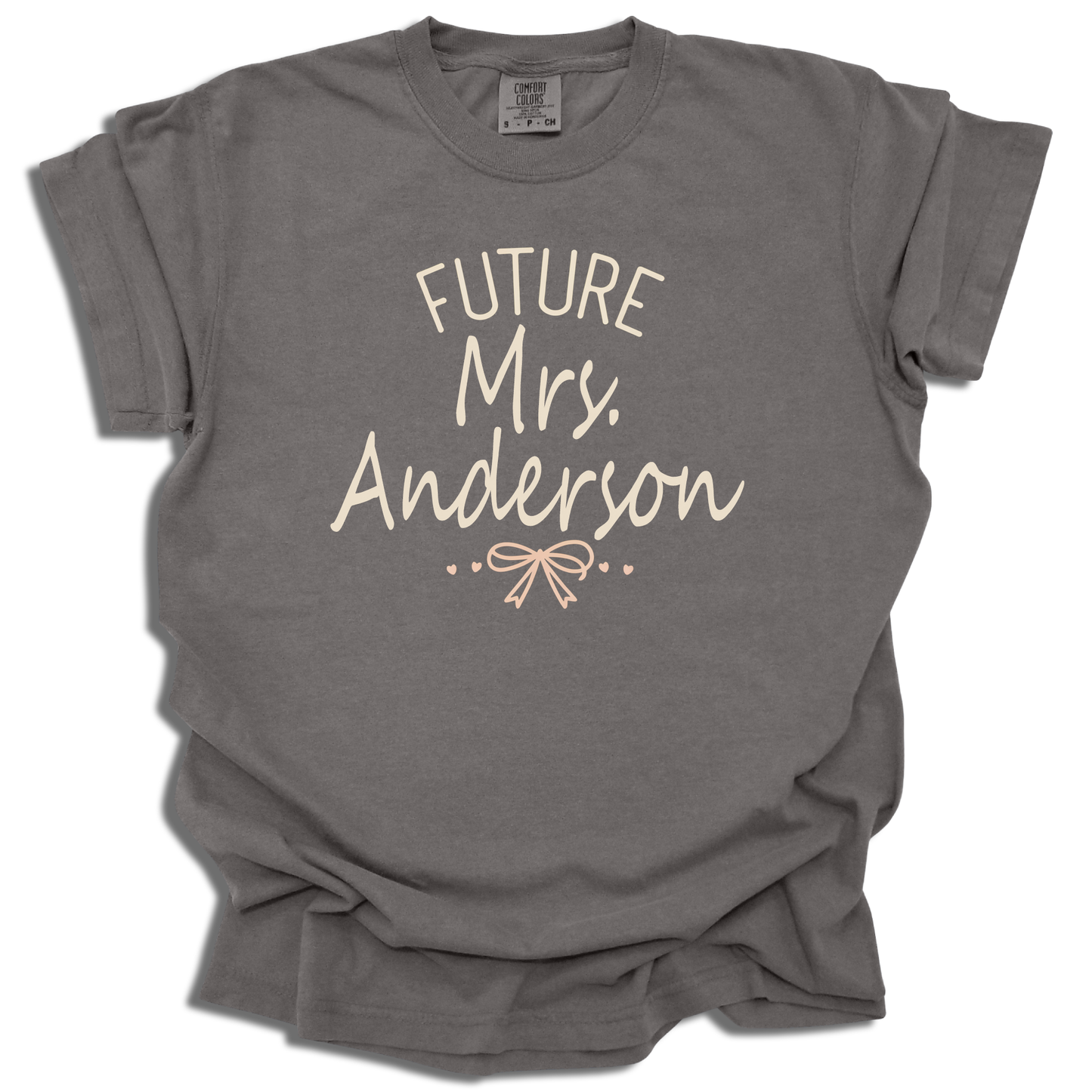 Personalized Future Mrs Shirt - Custom Last Name Bridal Tee - c249a25
