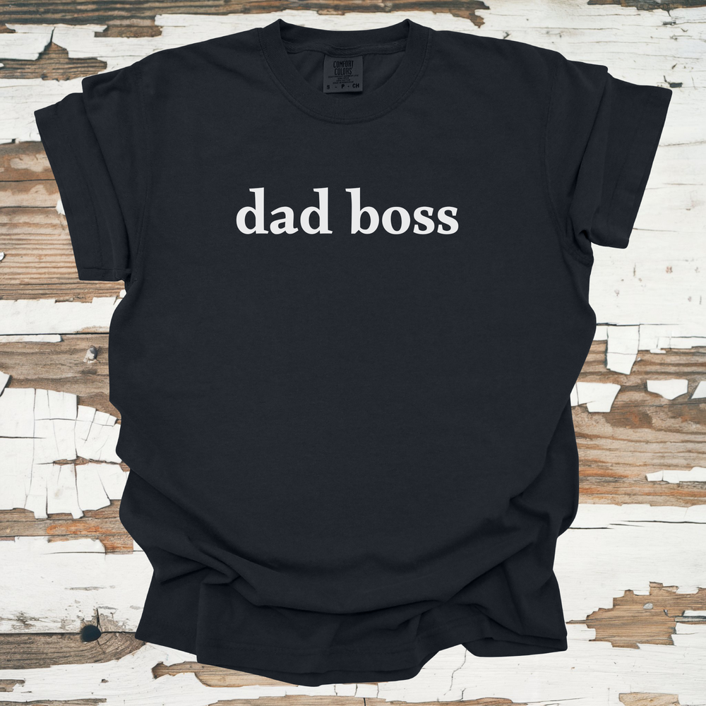 Dad Boss T-Shirt - Unisex Casual Tee - Primary View