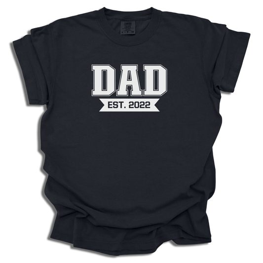 Custom Dad Shirt | Personalized Est. Year New Dad Gift | Father's Day Present - c264a25