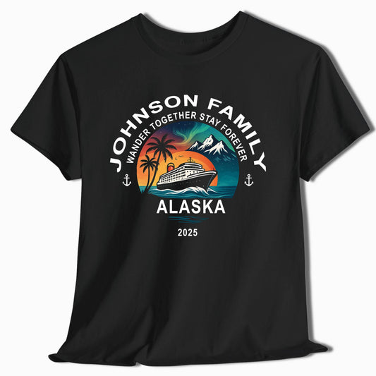Family Cruise Vacation 2025 Shirt - Personalized Trip Tee - c319a25
