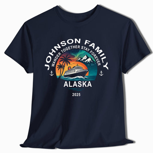 Family Cruise Vacation 2025 Shirt - Personalized Trip Tee - c319a25