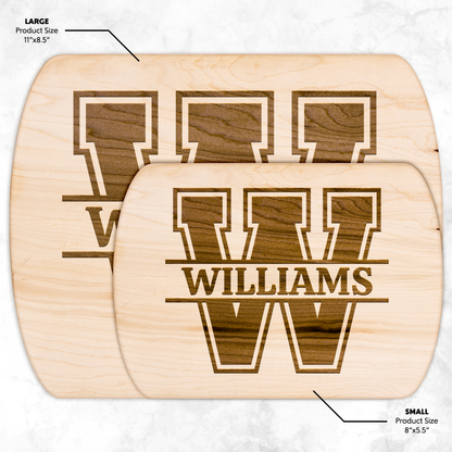 Custom Sports Monogram Cutting Board - c397a25