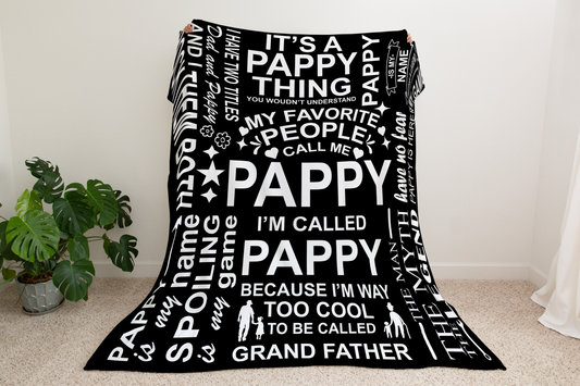 Pappy Quotes - Velveteen Plush Blanket - c158a25