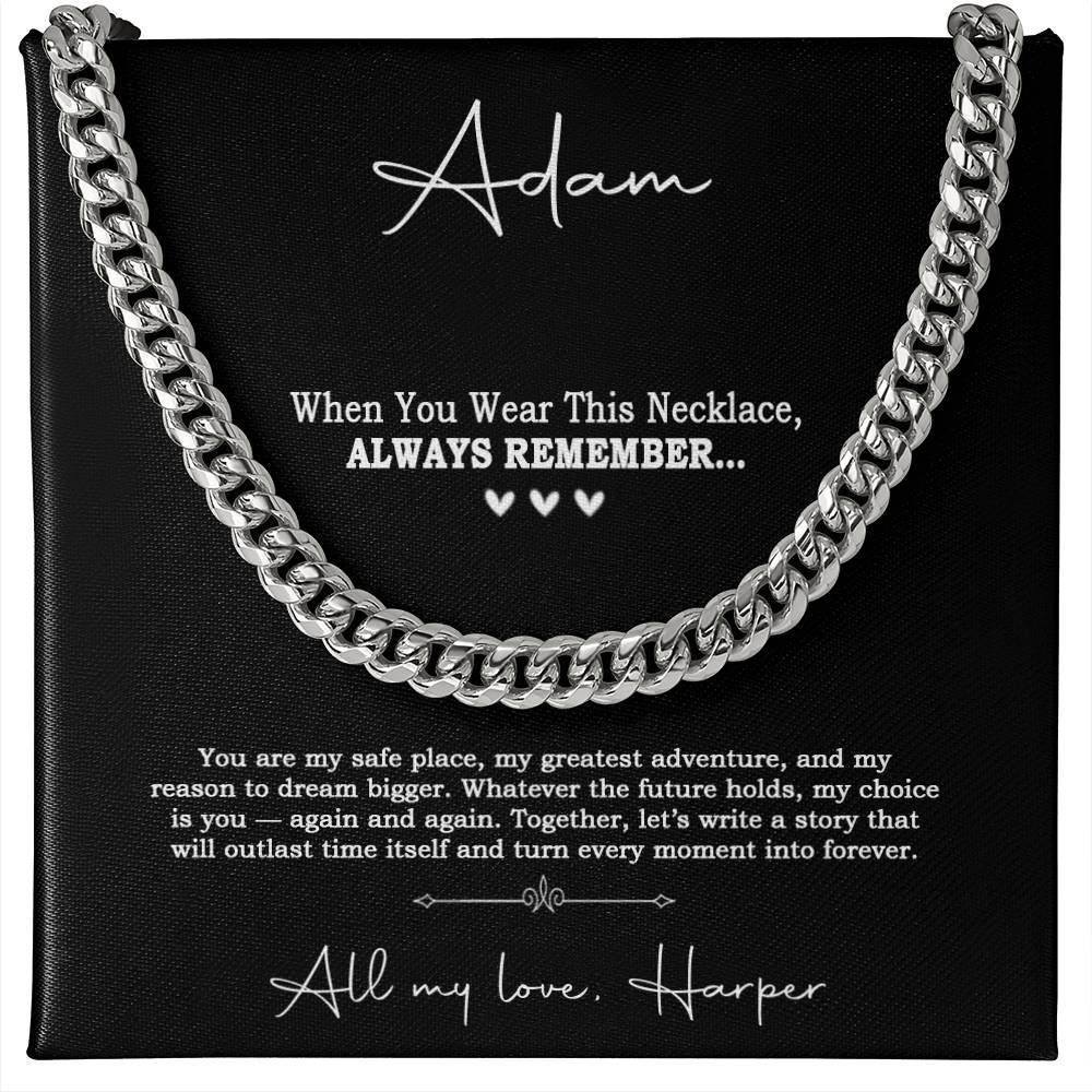 Always Remember - Personalized Necklace for Husband - c532a25