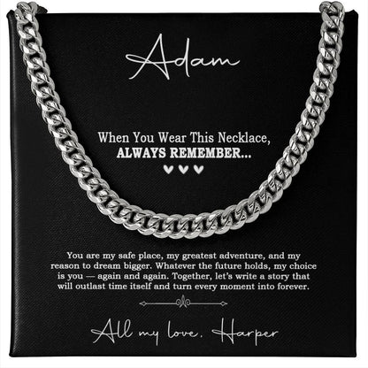 Always Remember - Personalized Necklace for Husband - c532a25