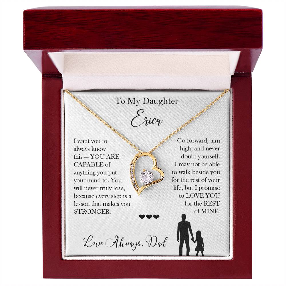 To My Daughter - You Are Capable and Strong Gift from Dad - c563a25