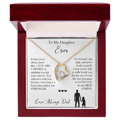 To My Daughter - You Are Capable and Strong Gift from Dad - c563a25